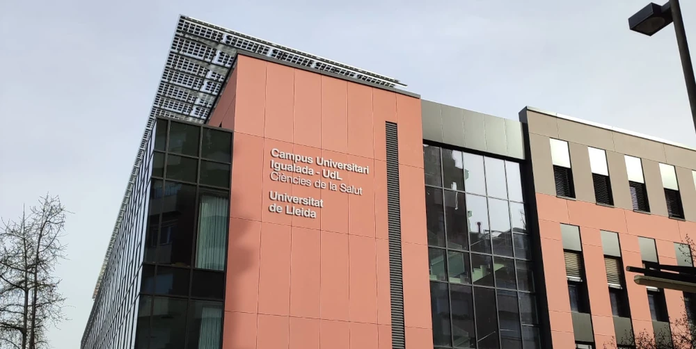 Fachada del Campus Universitari Igualada de la UdL, Ciències de la Salut